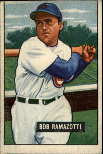 1951 Bowman #247 Bob Ramazzotti RC
