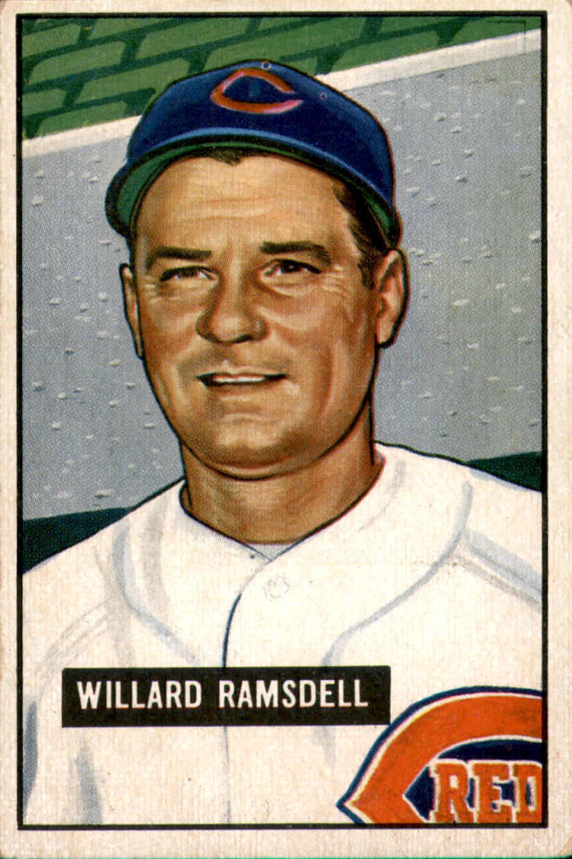1951 Bowman #251 Willard Ramsdell RC