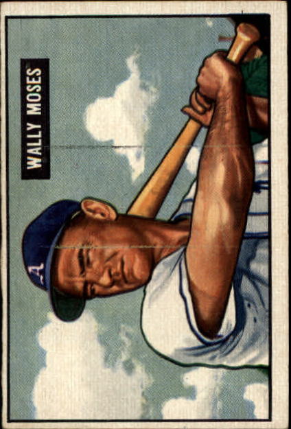 1951 Bowman #261 Wally Moses