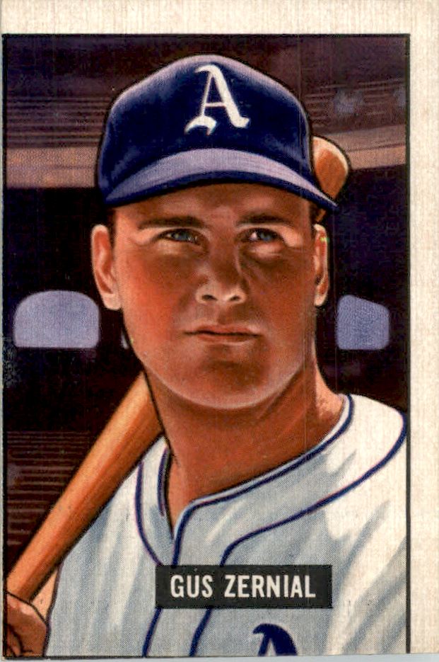 1951 Bowman #262 Gus Zernial