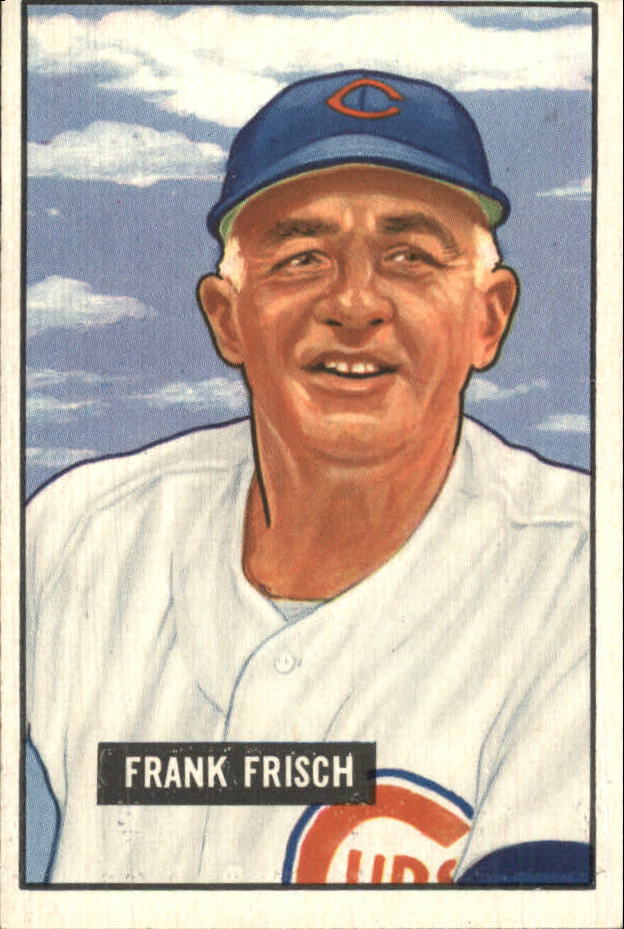 1951 Bowman #282 Frank Frisch MG