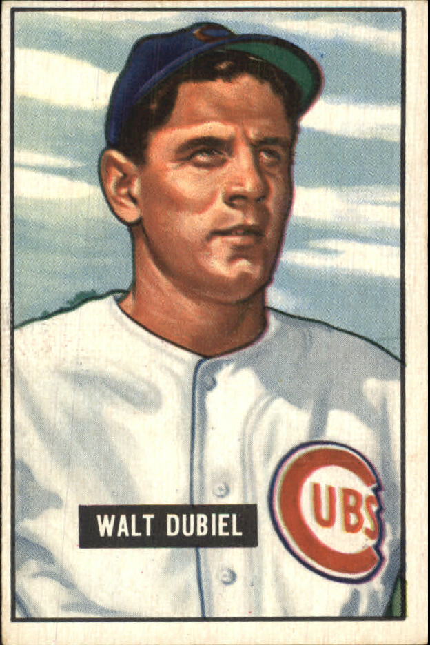1951 Bowman #283 Walt Dubiel RC