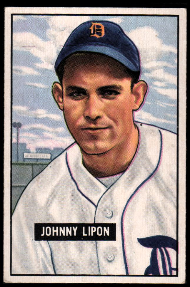 1951 Bowman #285 Johnny Lipon RC