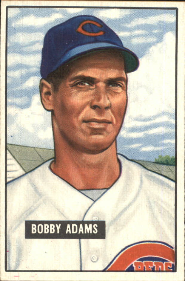 1951 Bowman #288 Bobby Adams