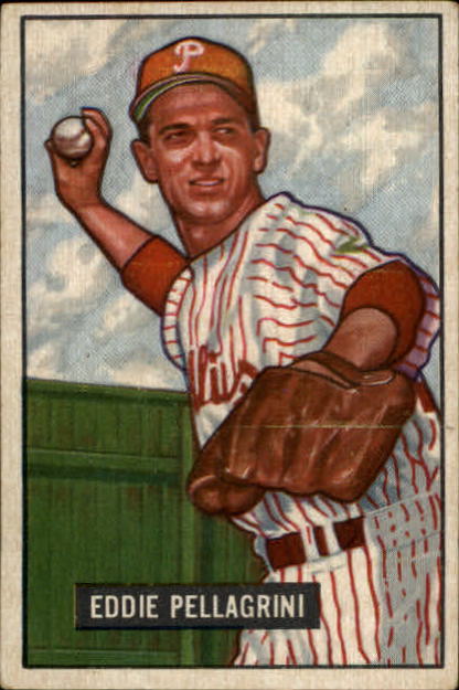 1951 Bowman #292 Eddie Pellagrini