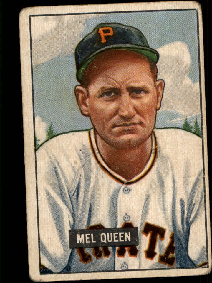 1951 Bowman #309 Mel Queen RC