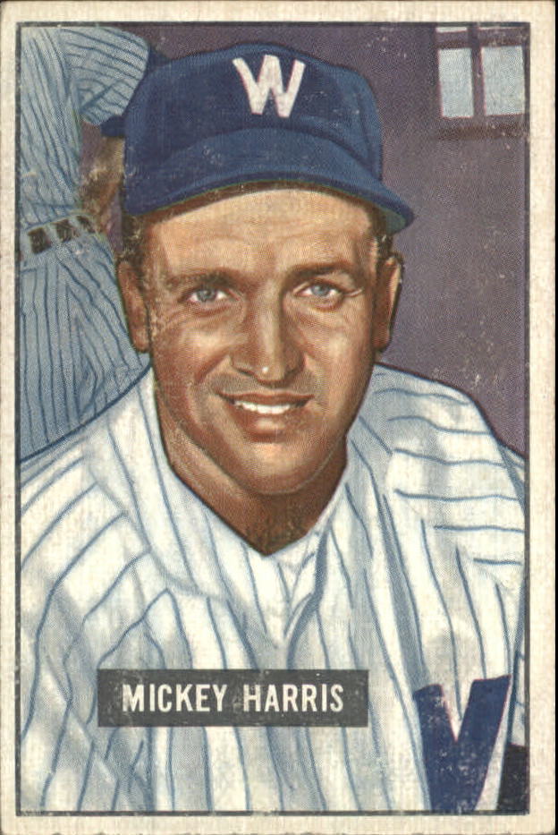 1951 Bowman #311 Mickey Harris