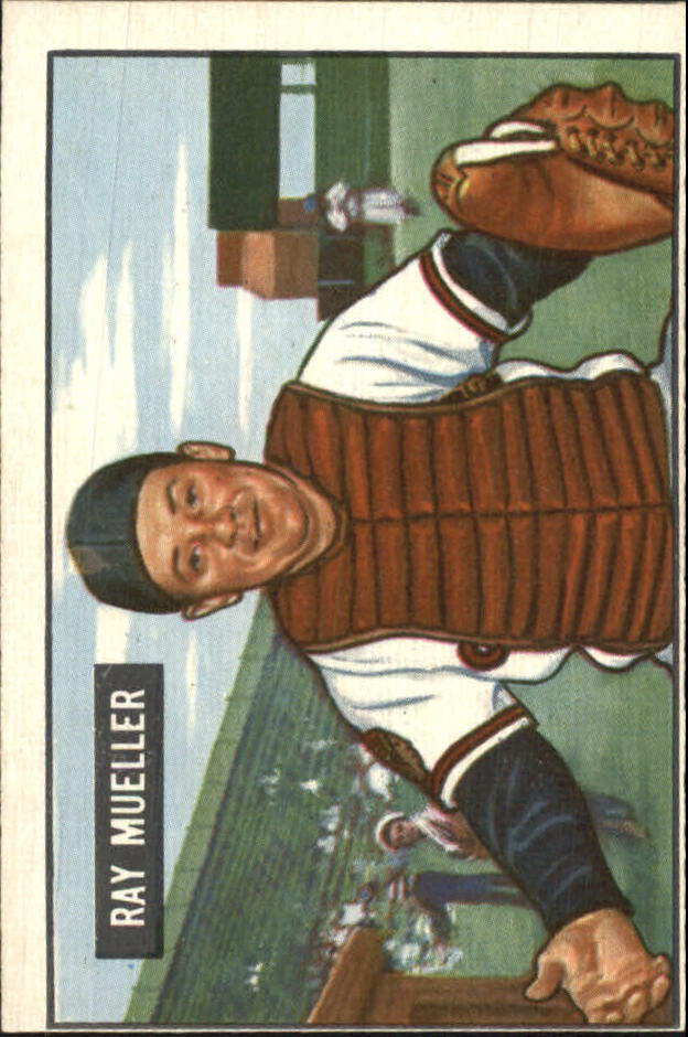 1951 Bowman #313 Ray Mueller RC