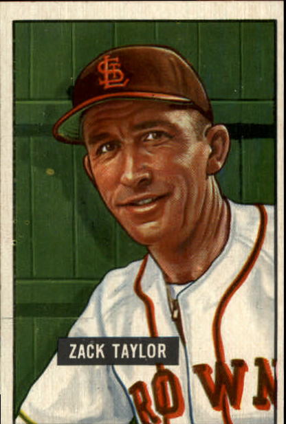 1951 Bowman #315 Zack Taylor MG
