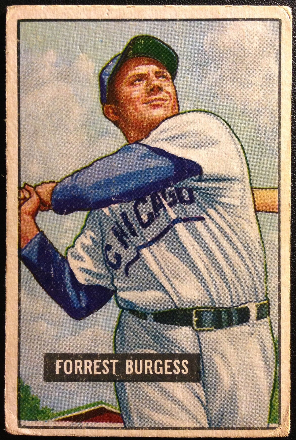 1951 Bowman #317 Smoky Burgess RC