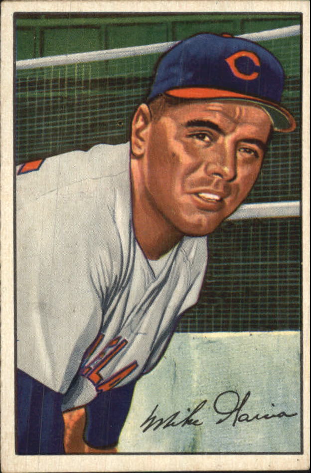 1952 Bowman #7 Mike Garcia