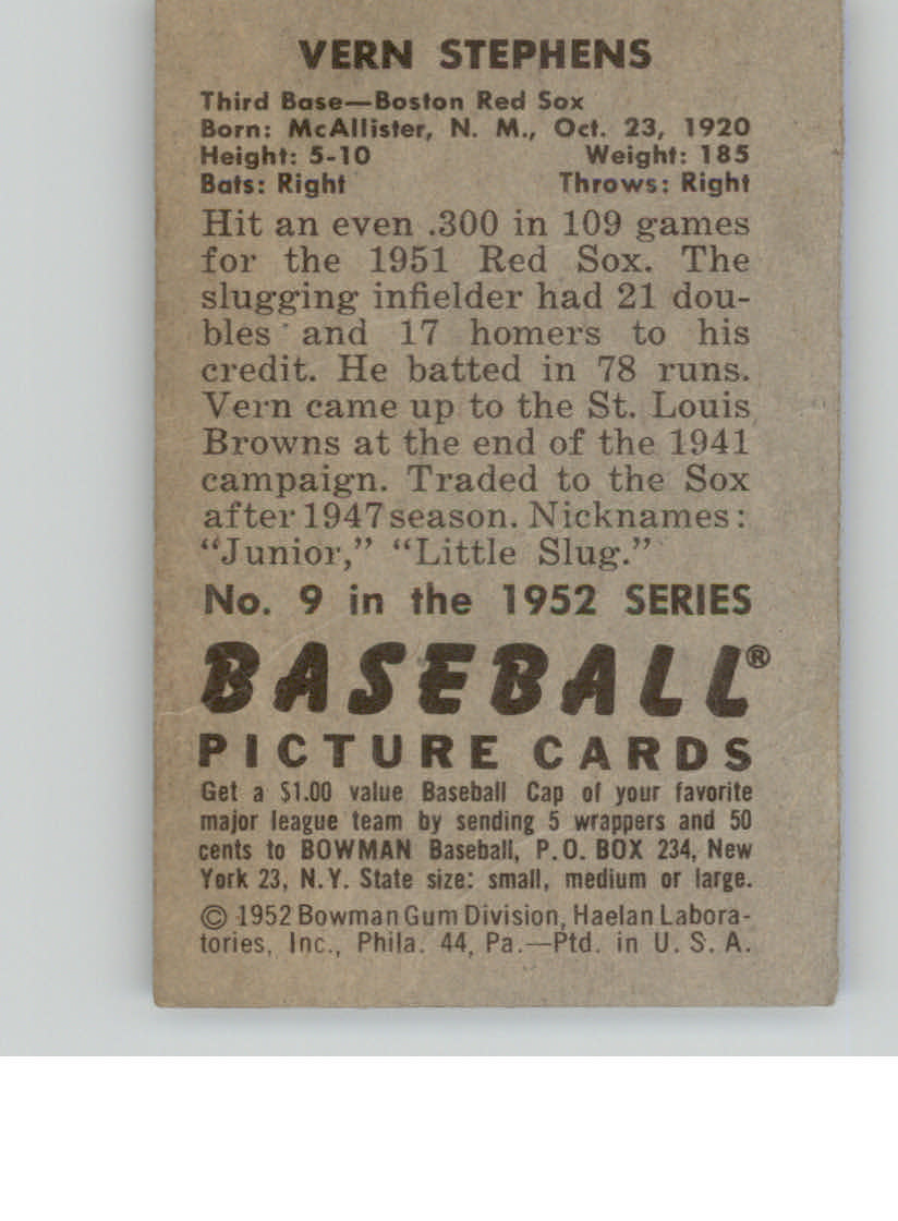 1952 BOWMAN BASEBALLL ASSORTED SINGLES U-PICK - Picture 3 of 81