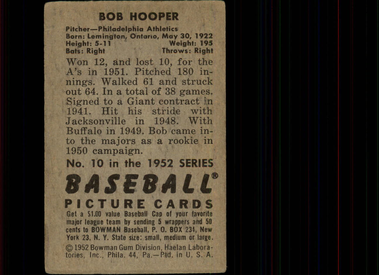 1952 BOWMAN BASEBALLL ASSORTED SINGLES U-PICK - Picture 5 of 81