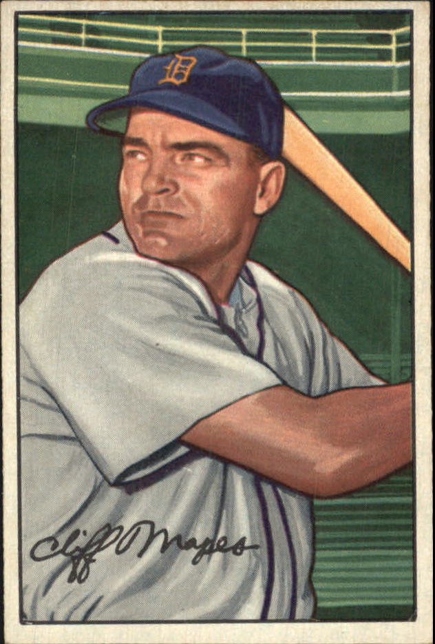 1952 Bowman #13 Cliff Mapes