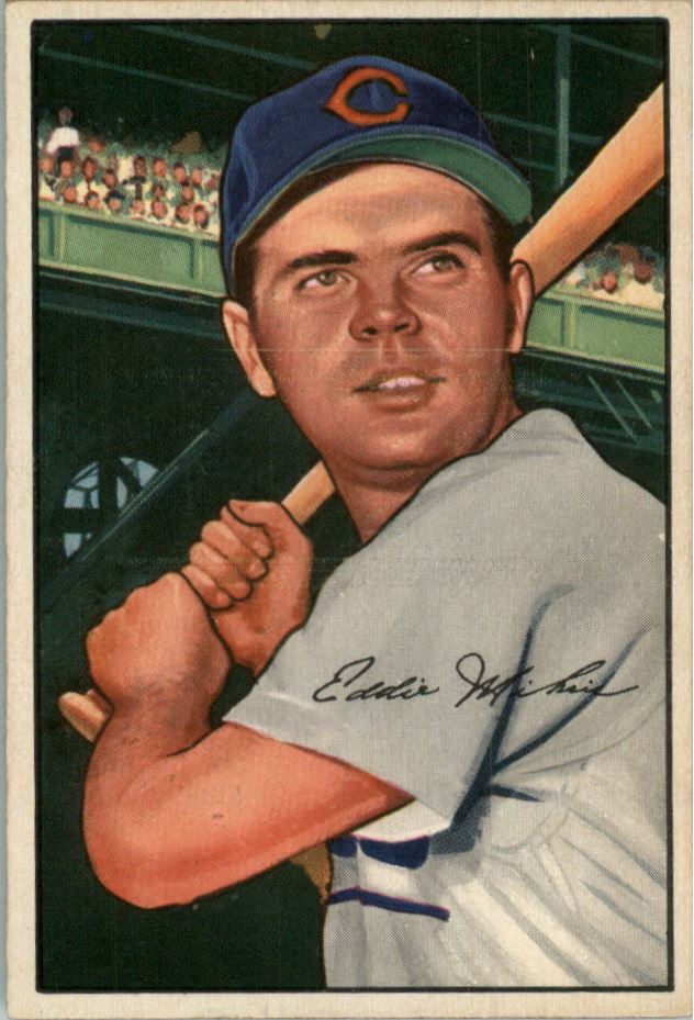 1952 Bowman #32 Eddie Miksis