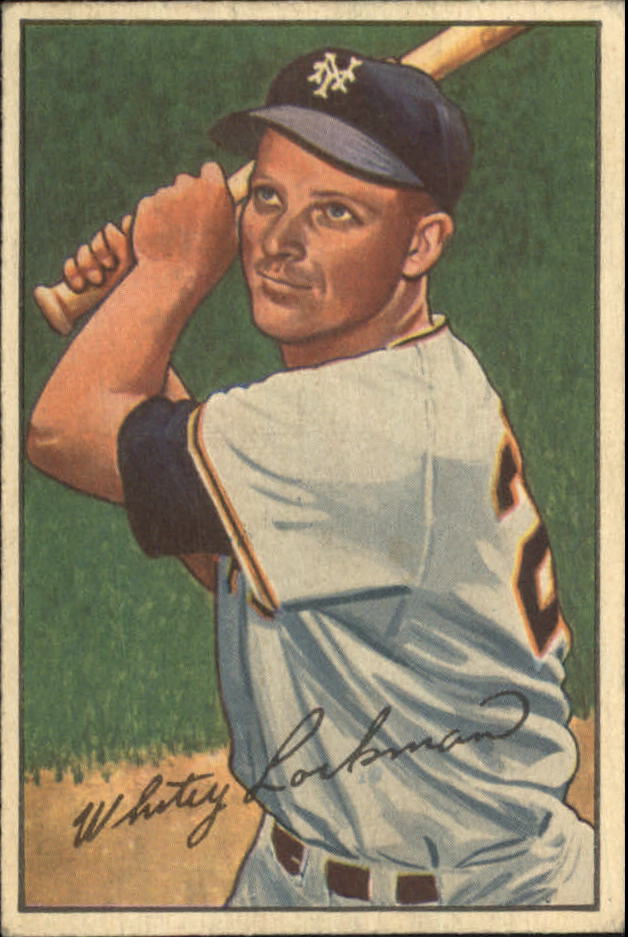 1952 Bowman #38 Whitey Lockman