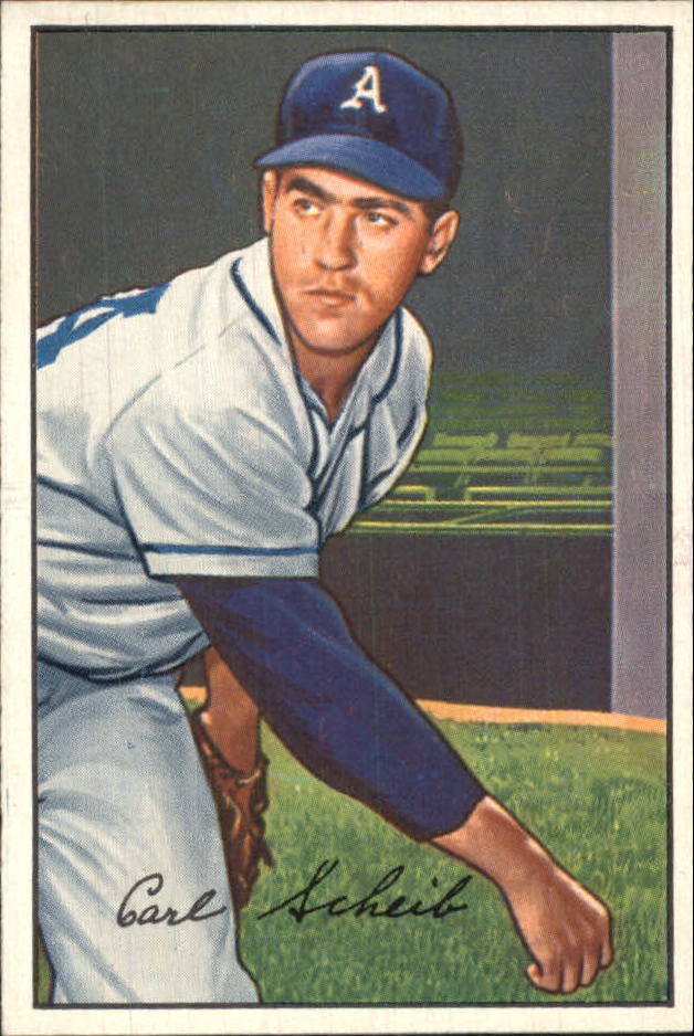 1952 Bowman #46 Carl Scheib