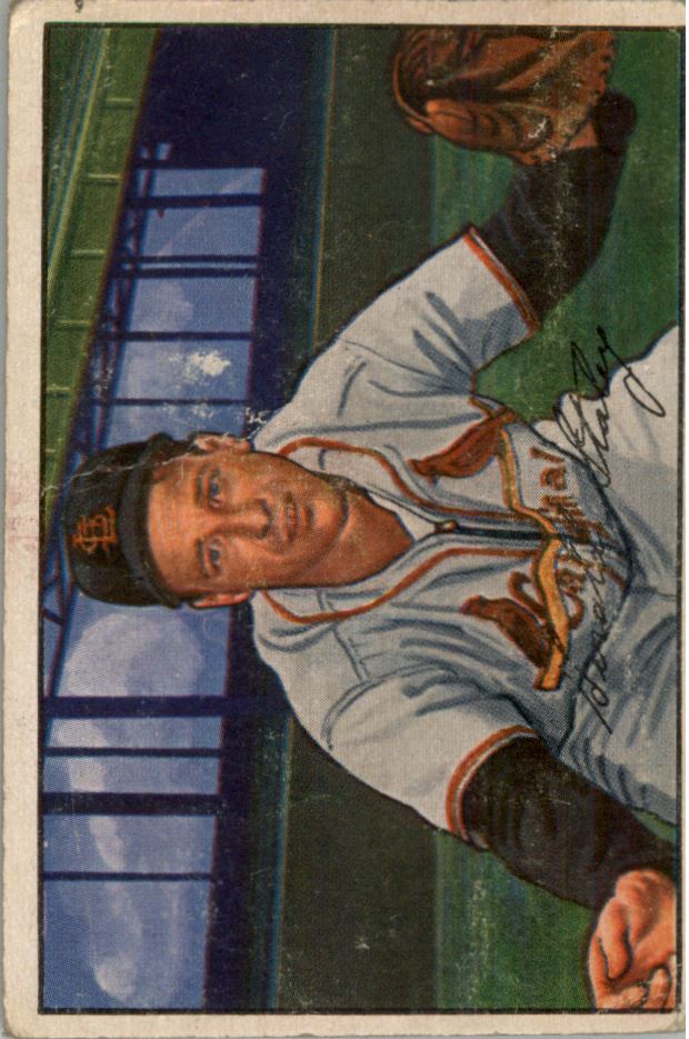 1952 Bowman #50 Gerry Staley