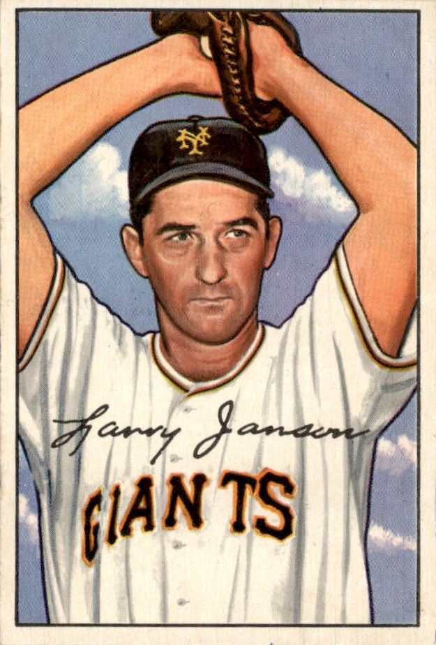 1952 Bowman #90 Larry Jansen