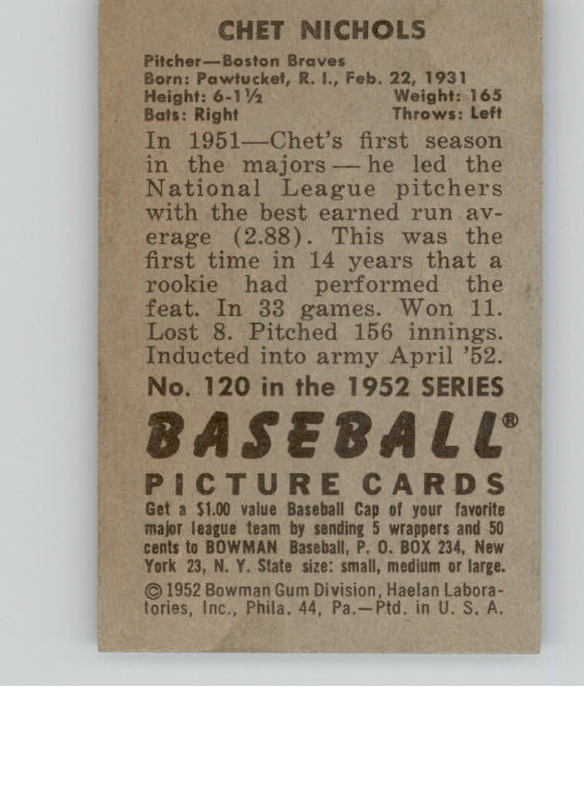 1952 BOWMAN BASEBALLL ASSORTED SINGLES U-PICK - Picture 43 of 81