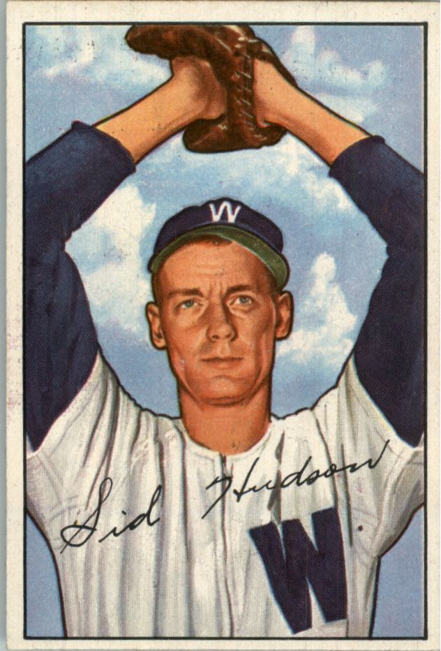 1952 Bowman #123 Sid Hudson