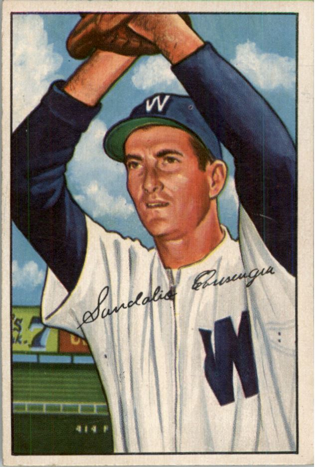1952 Bowman #143 Sandy Consuegra