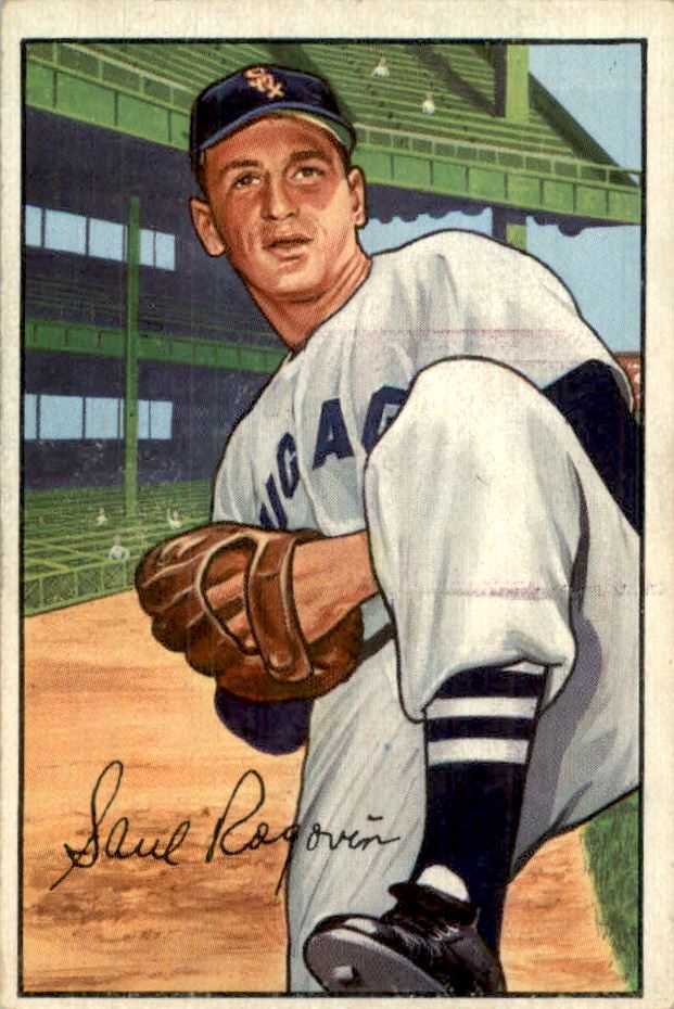 1952 Bowman #165 Saul Rogovin RC