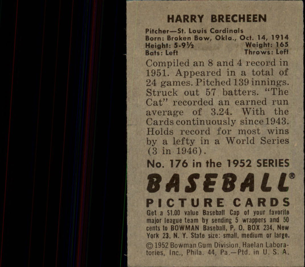 1952 BOWMAN BASEBALLL ASSORTED SINGLES U-PICK - Picture 61 of 81