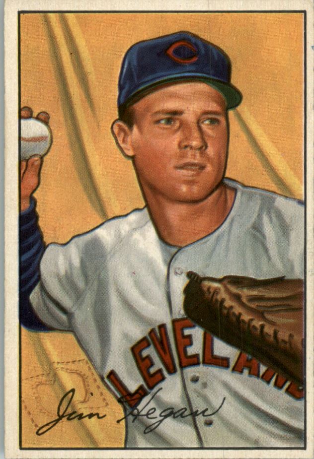 1952 Bowman #187 Jim Hegan