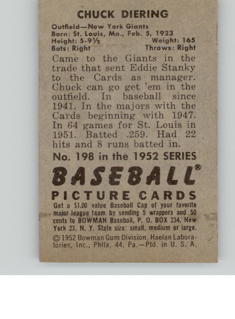 1952 BOWMAN BASEBALLL ASSORTED SINGLES U-PICK - Picture 69 of 81