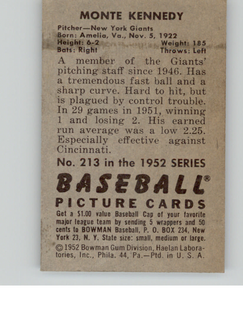 1952 BOWMAN BASEBALLL ASSORTED SINGLES U-PICK - Picture 73 of 81