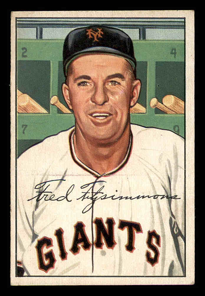 1952 Bowman #234 Fred Fitzsimmons CO
