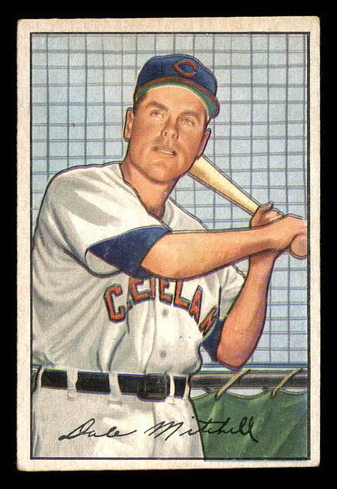 1952 Bowman #239 Dale Mitchell