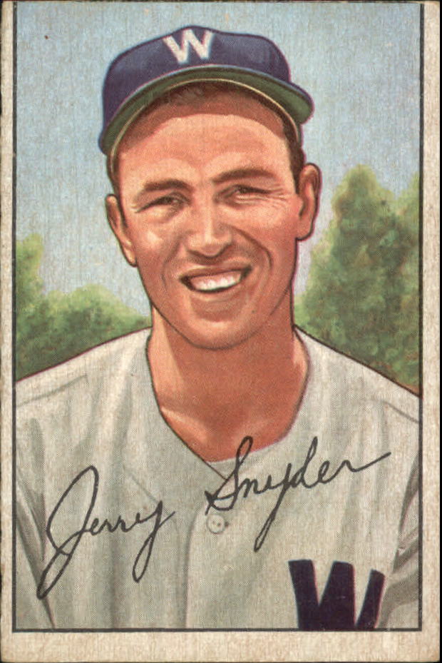 1952 Bowman #246 Jerry Snyder RC