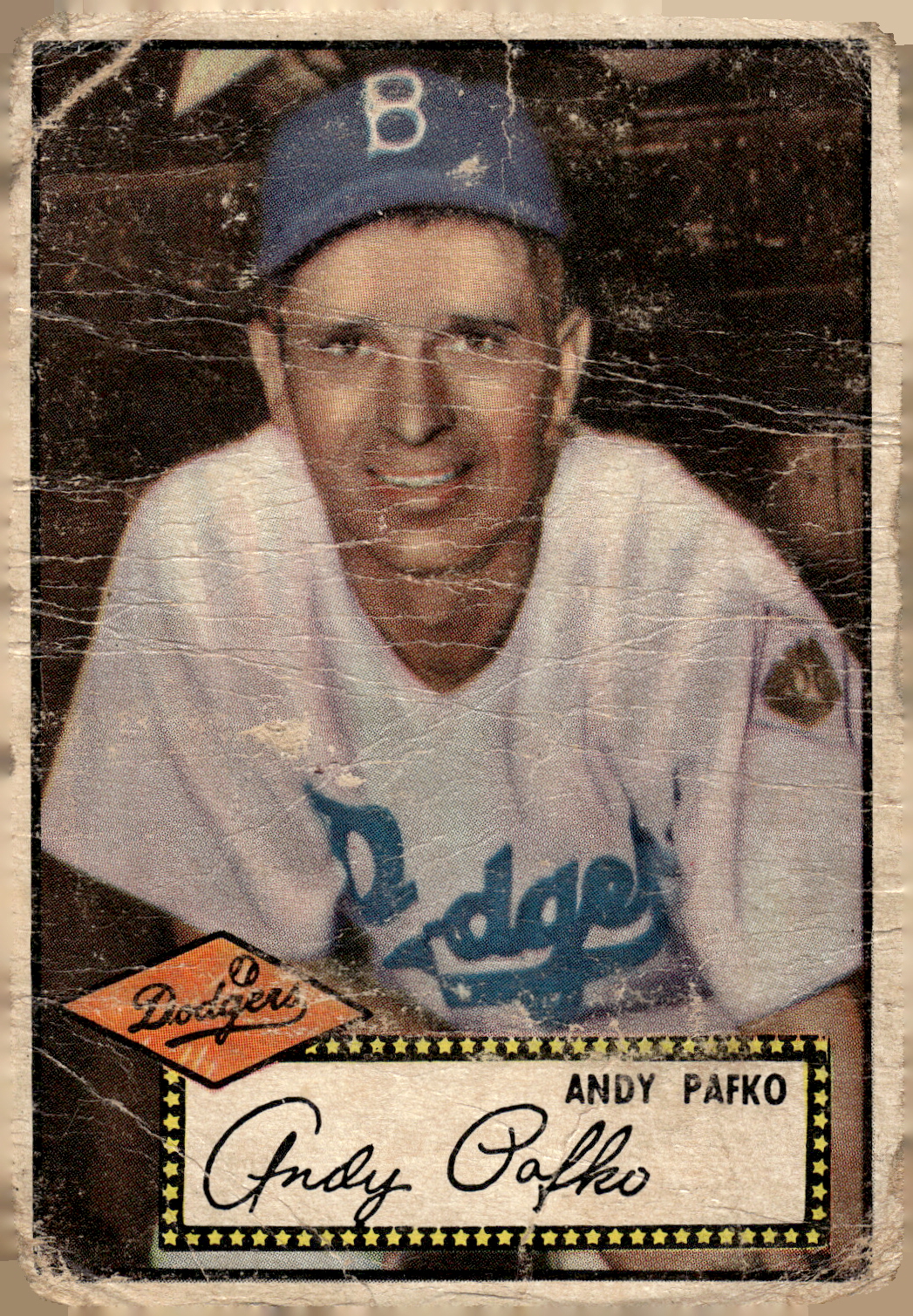 1952 Topps #1A Andy Pafko Black