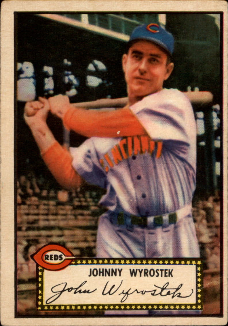 1952 Topps #13 Johnny Wyrostek