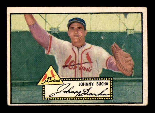 1952 Topps #19A Johnny Bucha Black RC