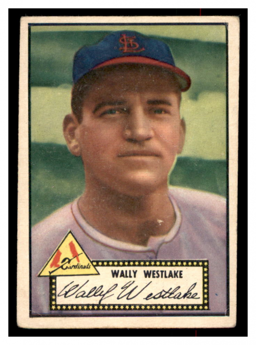 1952 Topps #38A Wally Westlake Black