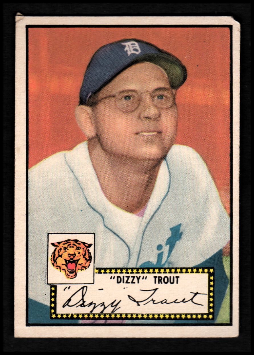 1952 Topps #39A Dizzy Trout Black