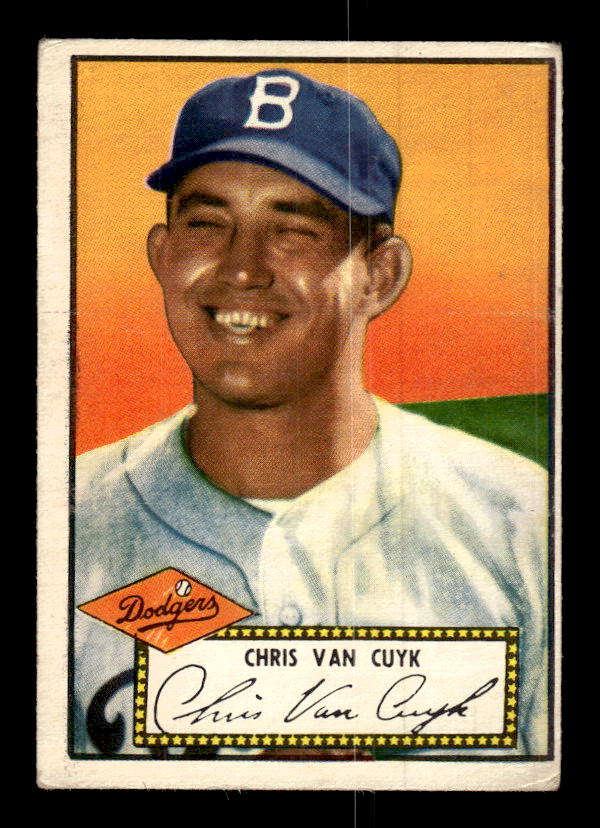 1952 Topps #53 Chris Van Cuyk RC