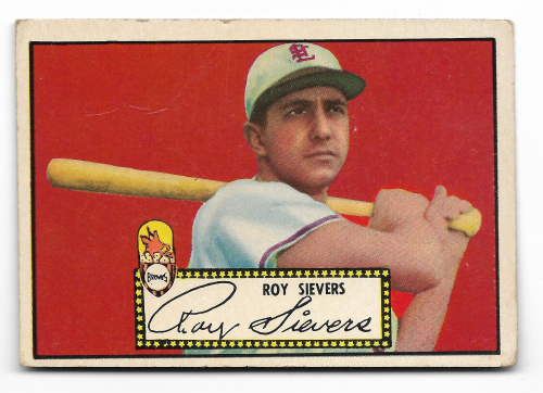 1952 Topps #64A Roy Sievers Black