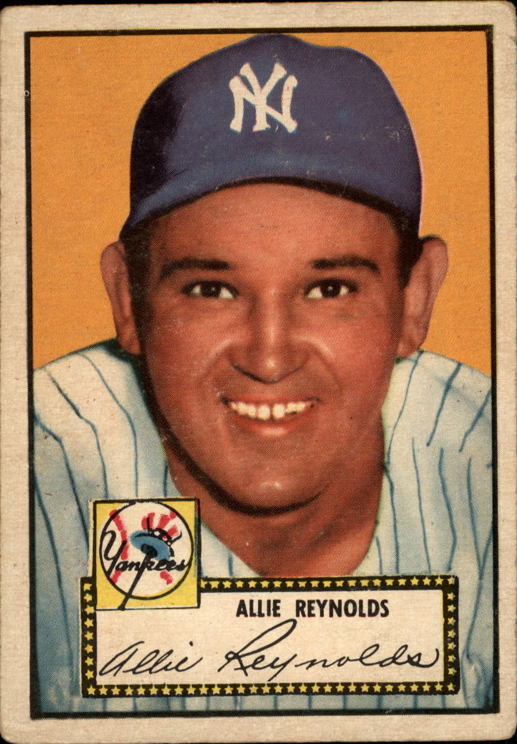 1952 Topps #67 Allie Reynolds
