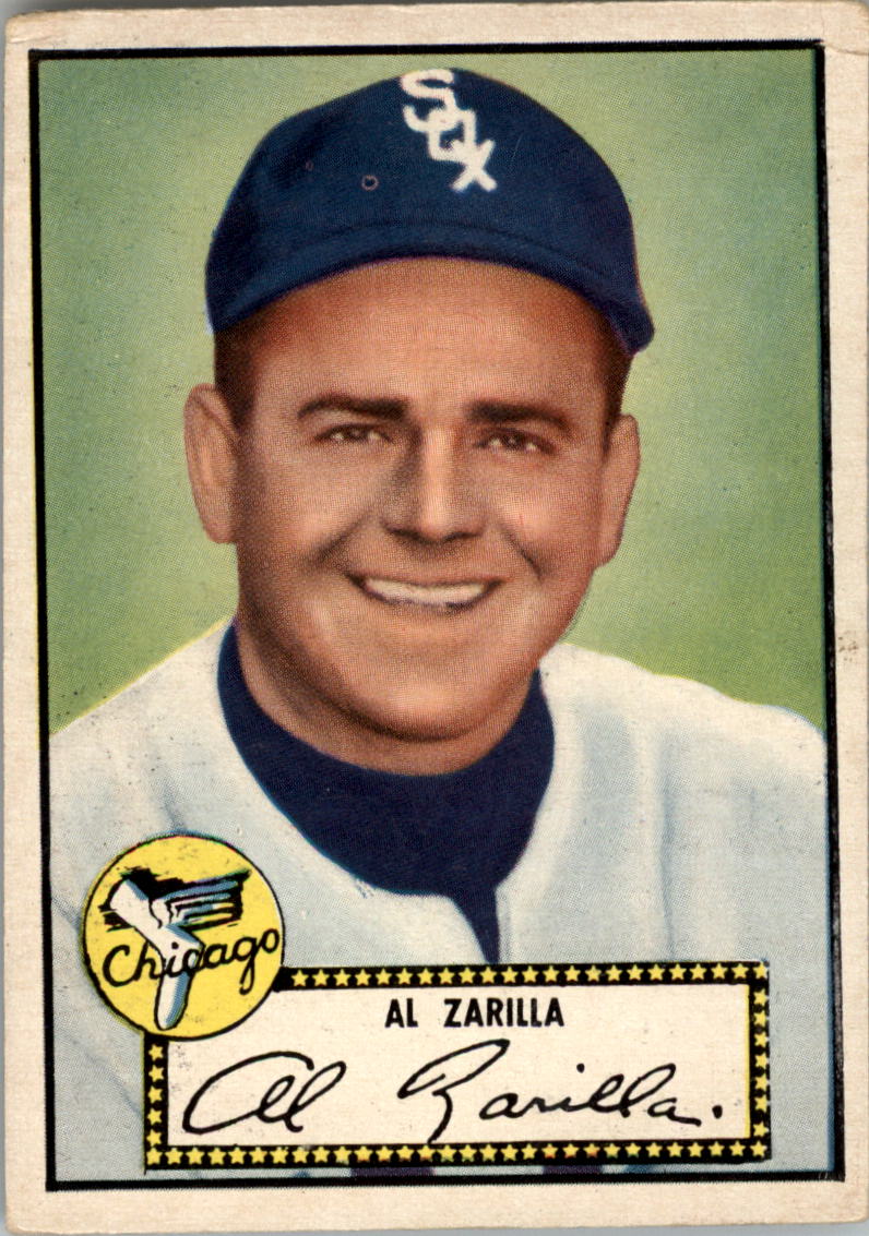 1952 Topps #70A Al Zarilla Black