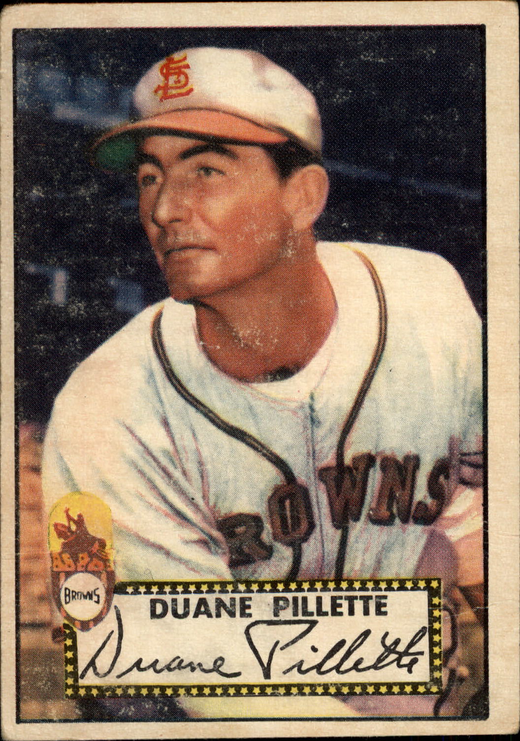 1952 Topps #82 Duane Pillette
