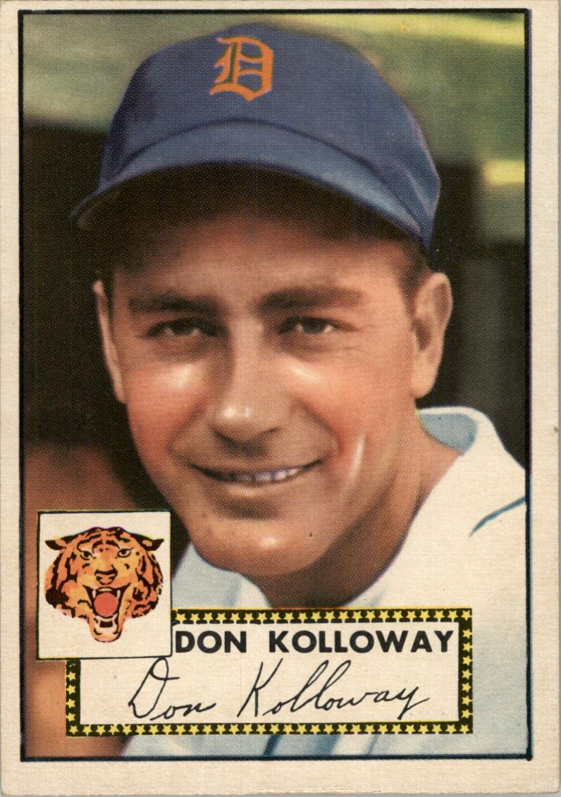 1952 Topps #104 Don Kolloway