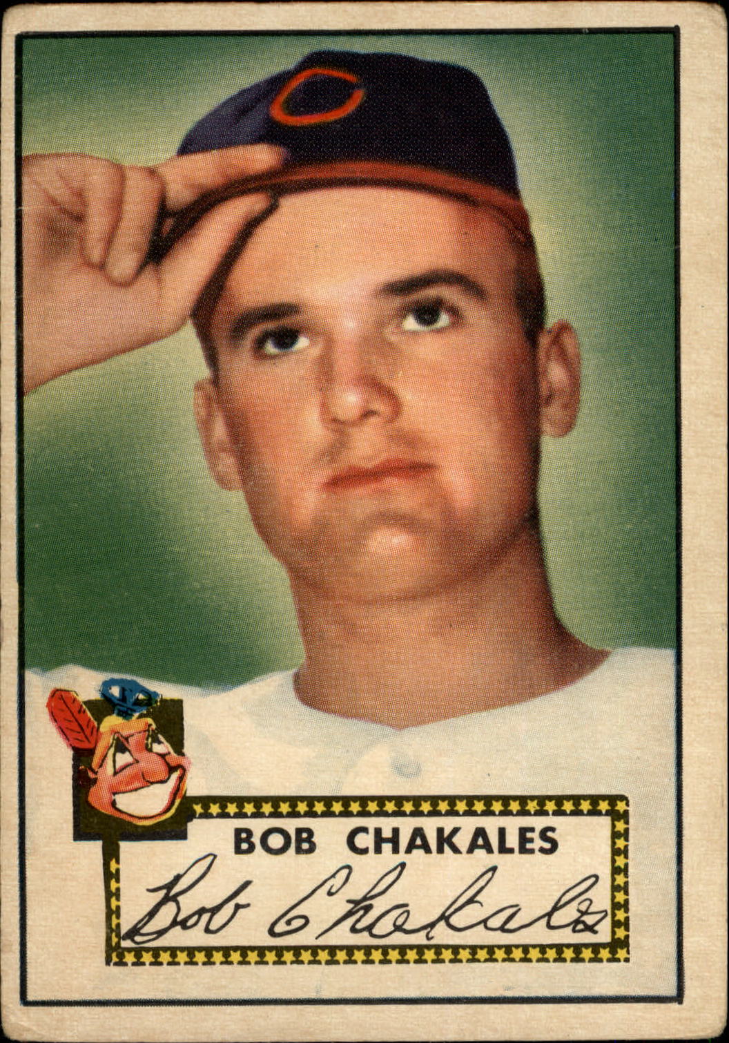 1952 Topps #120 Bob Chakales RC