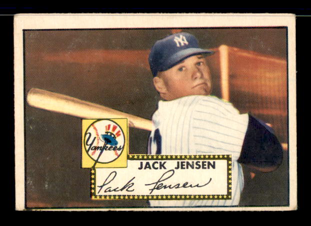 1952 Topps #122 Jackie Jensen