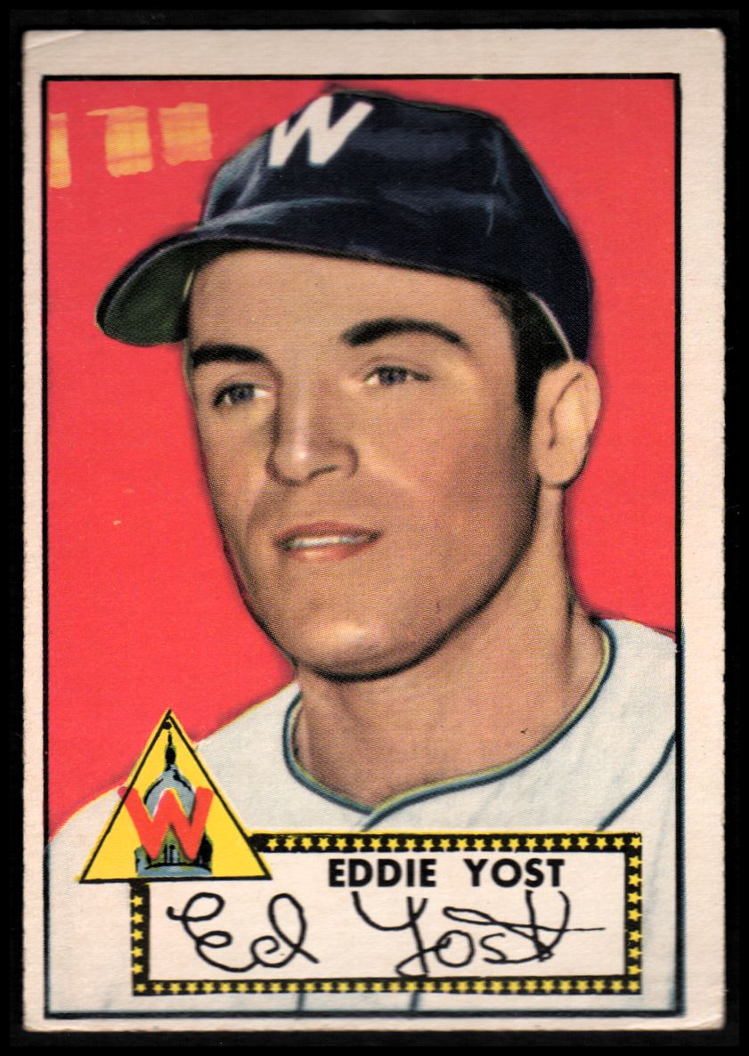 1952 Topps #123 Eddie Yost