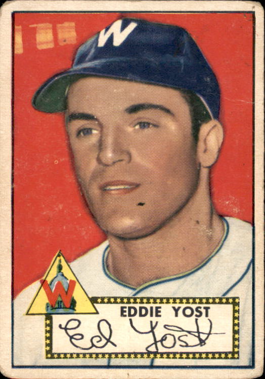 1952 Topps #123 Eddie Yost