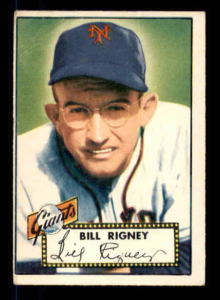 1952 Topps #125 Bill Rigney